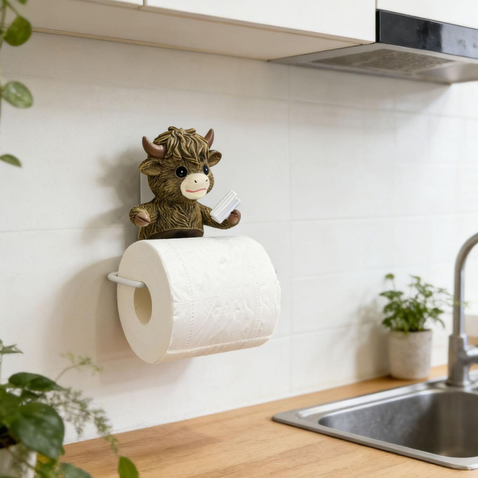 Mount Cow Stand Toilet Roll Ho - Home Bathroom Paper Towels ulasan dan harga