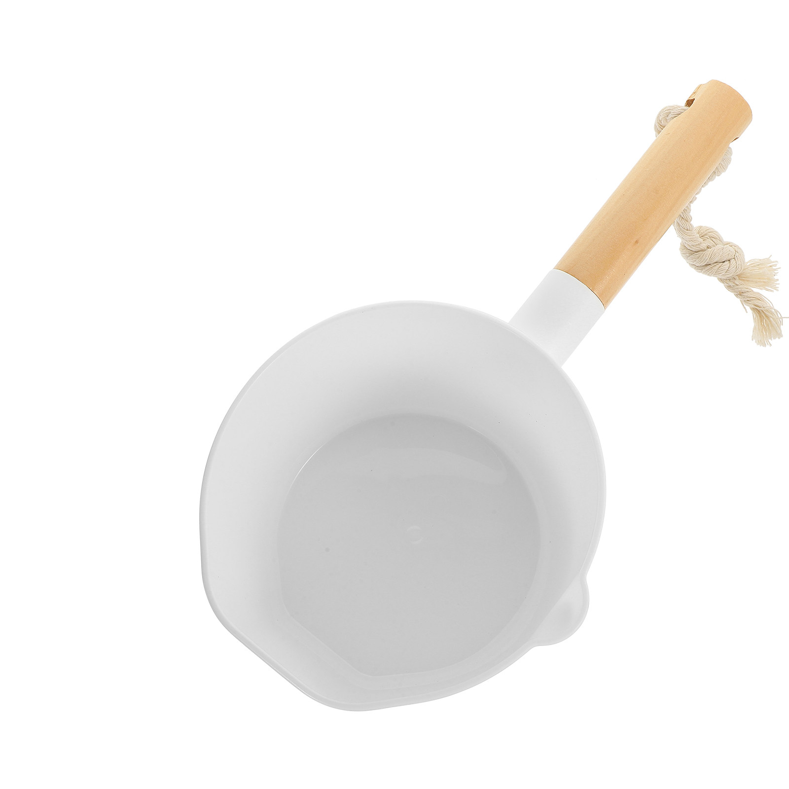 Wooden Long Handle Water Scoop - Home Bathroom Tub ulasan dan harga