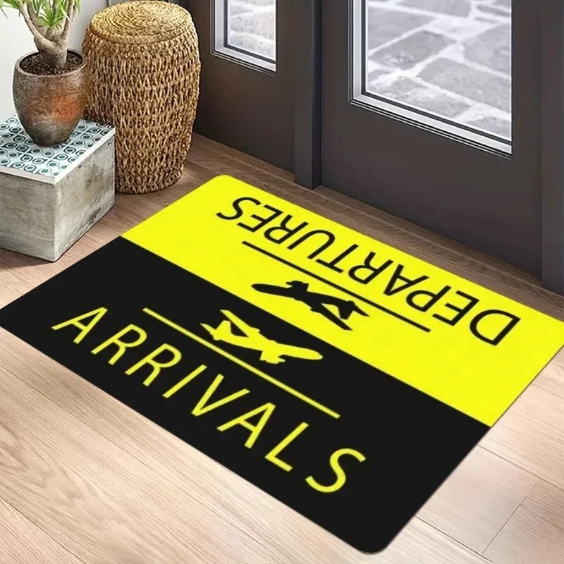 Aviation Theme Carpet Mat - Ai - Home Bathroom Door Signs ulasan dan harga