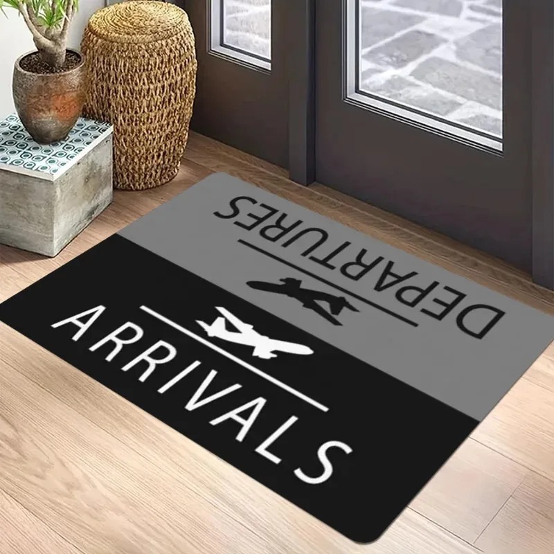 Aviation Theme Carpet Mat - Ai - Home Bathroom Door Signs ulasan dan harga