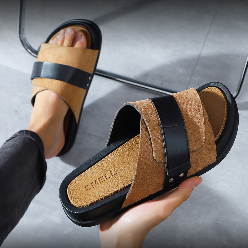 Summer men's slippers Korean v - Home Bathroom Trends ulasan dan harga