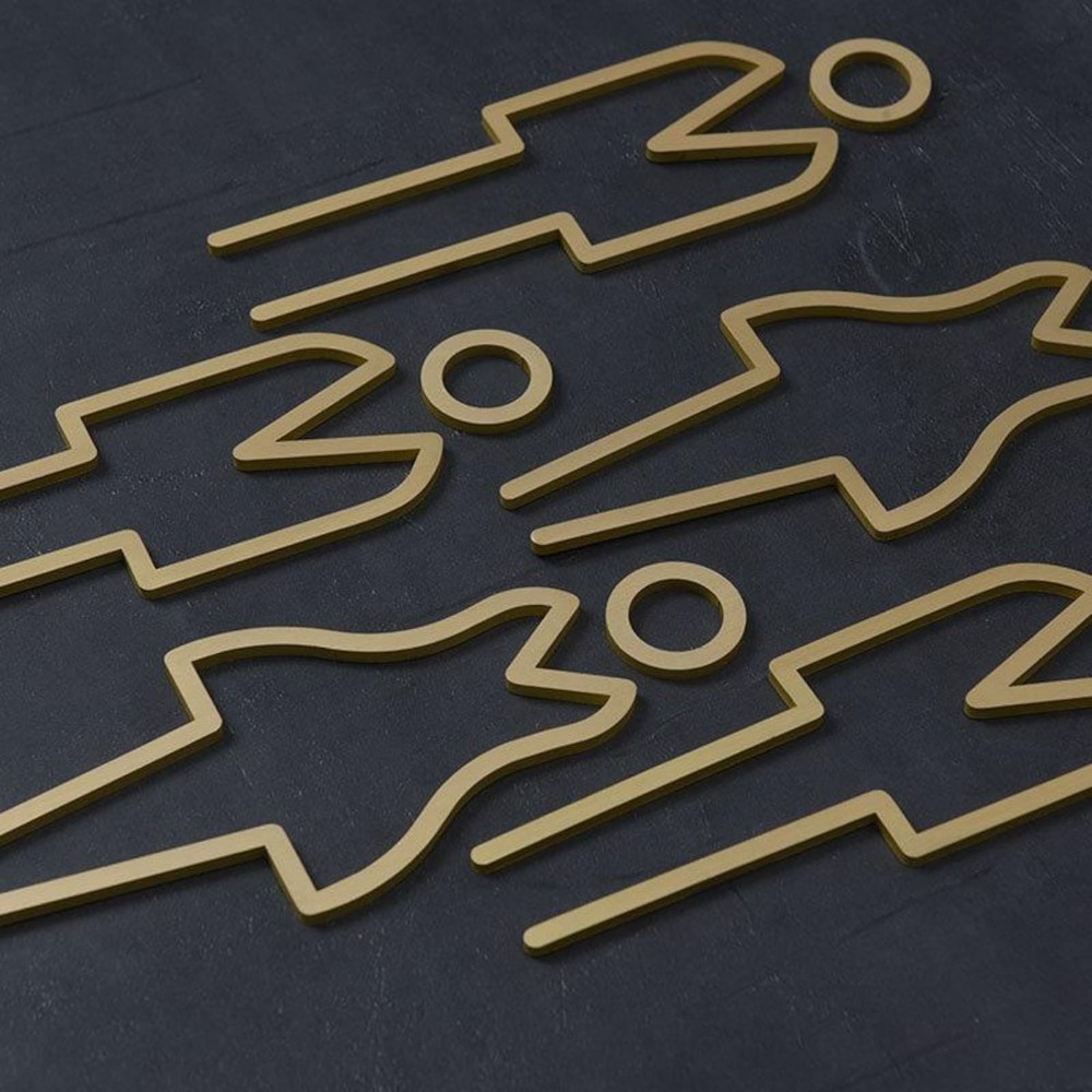 Brass Restroom Door Sign, Gold - Home Bathroom Door Signs ulasan dan harga