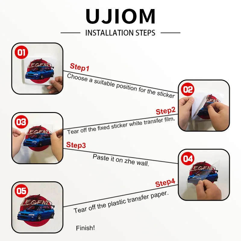 UJIOM Yarichin Club Decor Post - Home Bathroom Floor Tiles ulasan dan harga