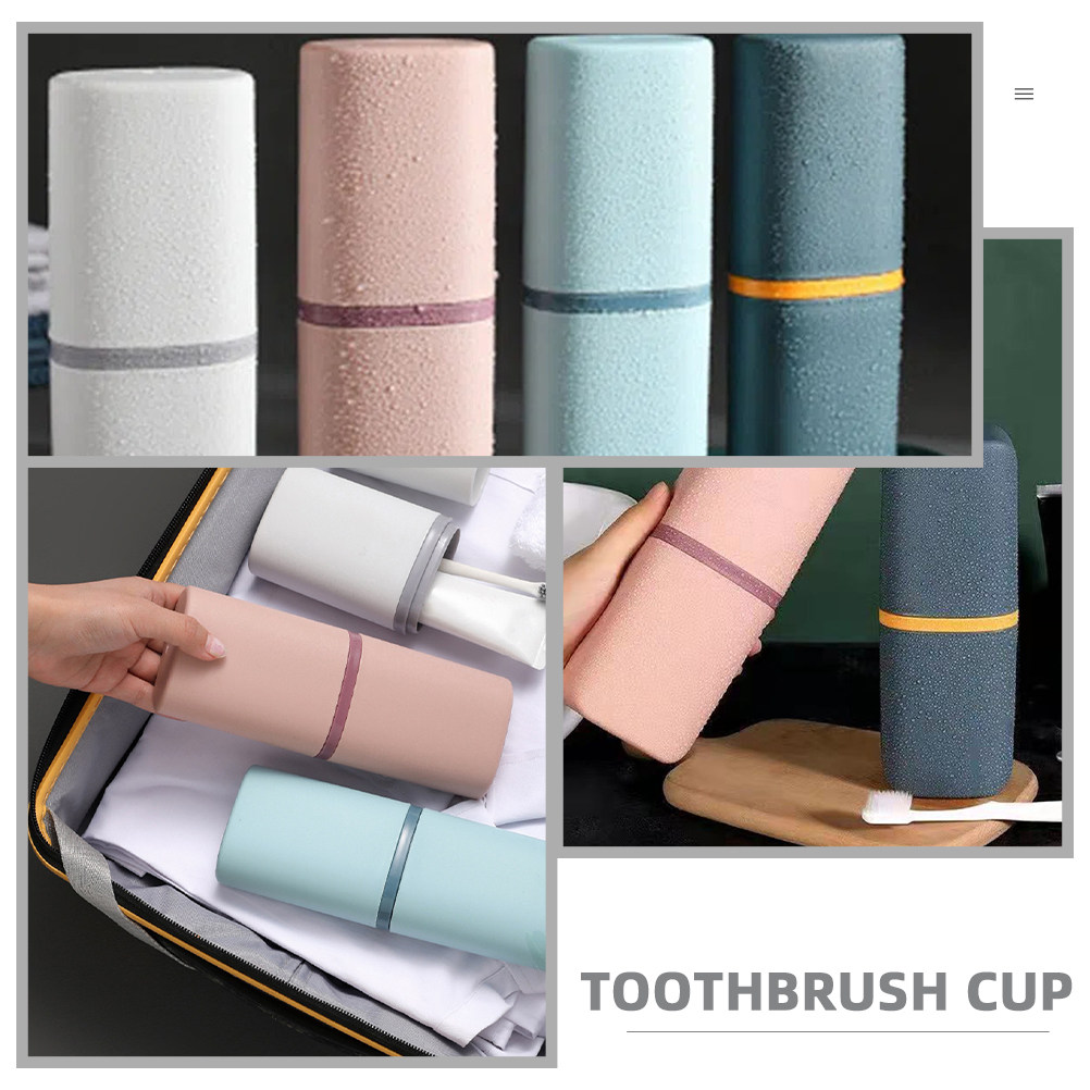 4Pcs Portable Toothbrush Organ - Toothbrush Holder Set ulasan dan harga
