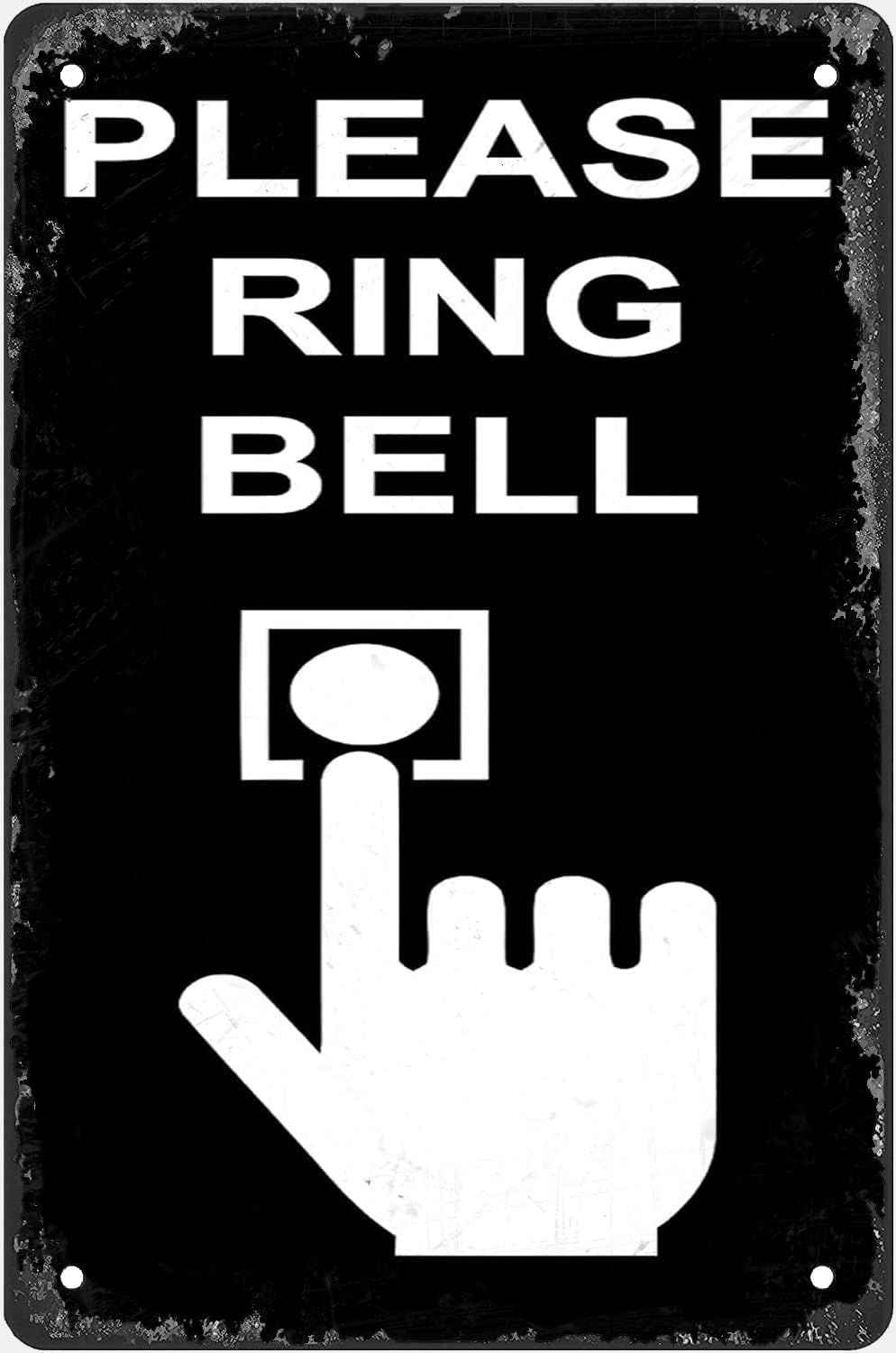 Please Ring Bell Tin Sign Plaq - Home Bathroom Door Signs ulasan dan harga