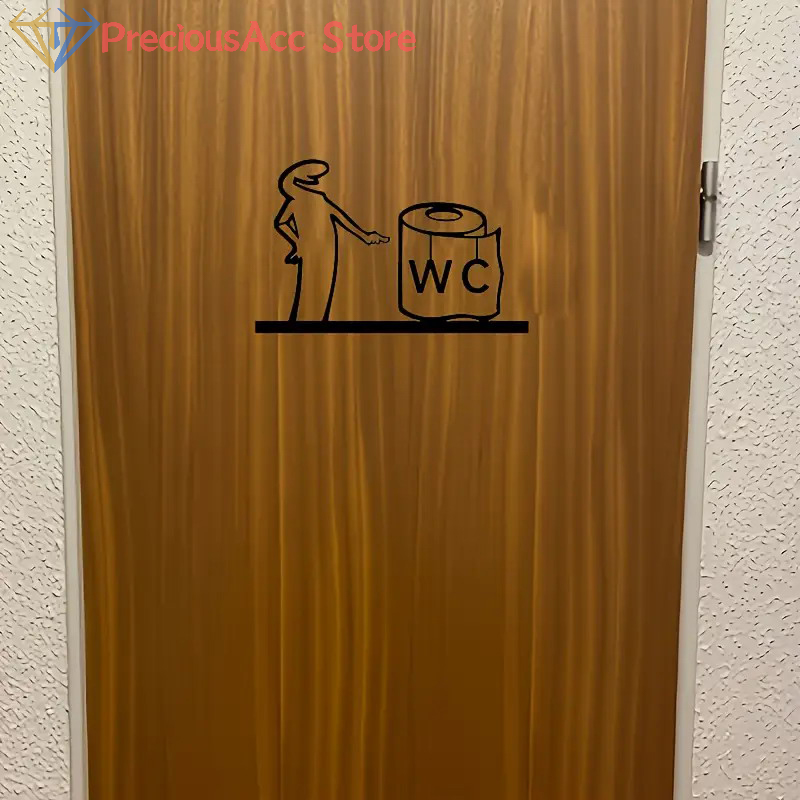 La Linea Minimalist Line Art S - Home Bathroom Door Signs ulasan dan harga