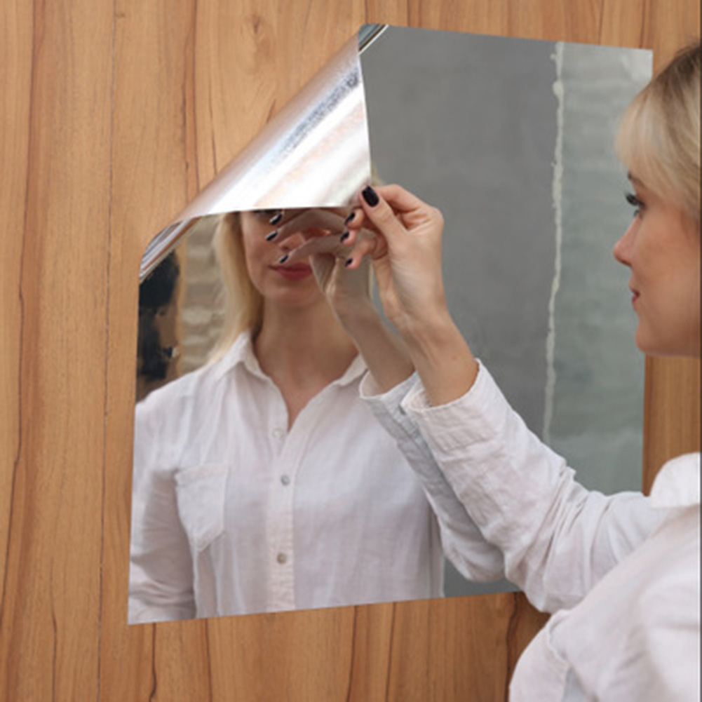 Flexible Mirror Sticker Flexib - Home Theater Bathroom ulasan dan harga
