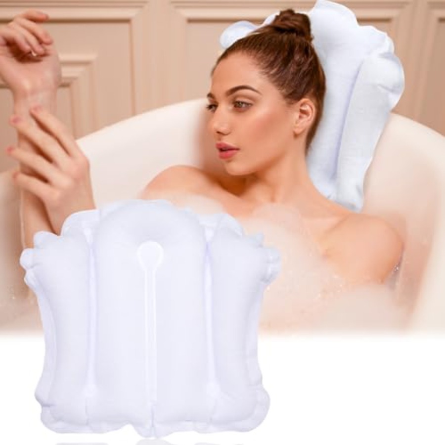 Inflatable Bath Pillow for Tub - Bathtub Pillow Inflatable ulasan dan harga