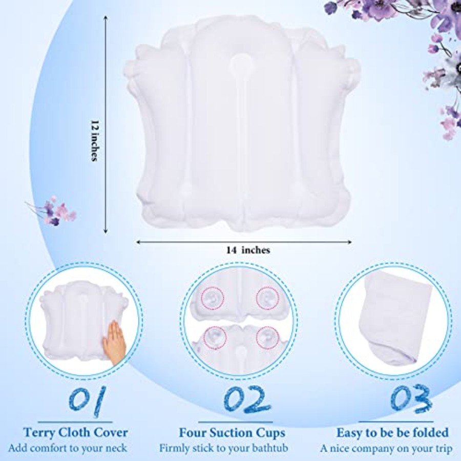Inflatable Bath Pillow for Tub - Bathtub Pillow Inflatable ulasan dan harga