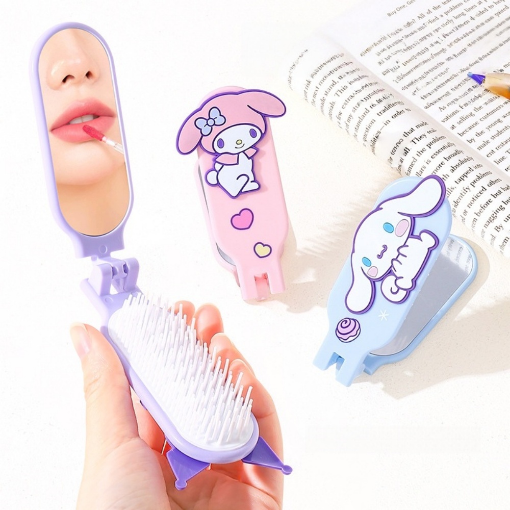 Sanrio Foldable Hair Comb with - Home Theater Bathroom ulasan dan harga