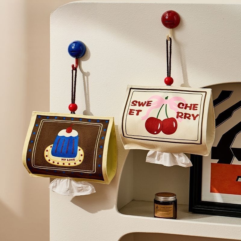 Cute Tissue Hanging Bag Househ - Home Bathroom Paper Towels ulasan dan harga