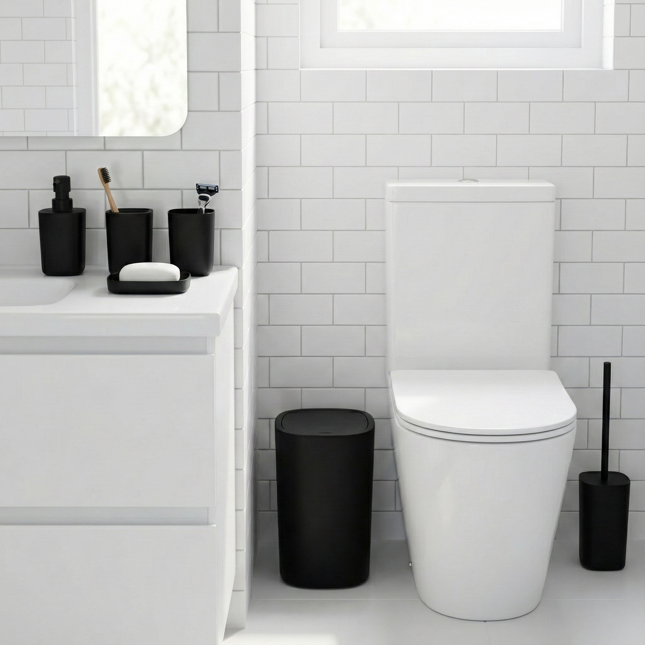 6pcs Bathroom Accessories Set, - Zara Home Bathroom Set ulasan dan harga