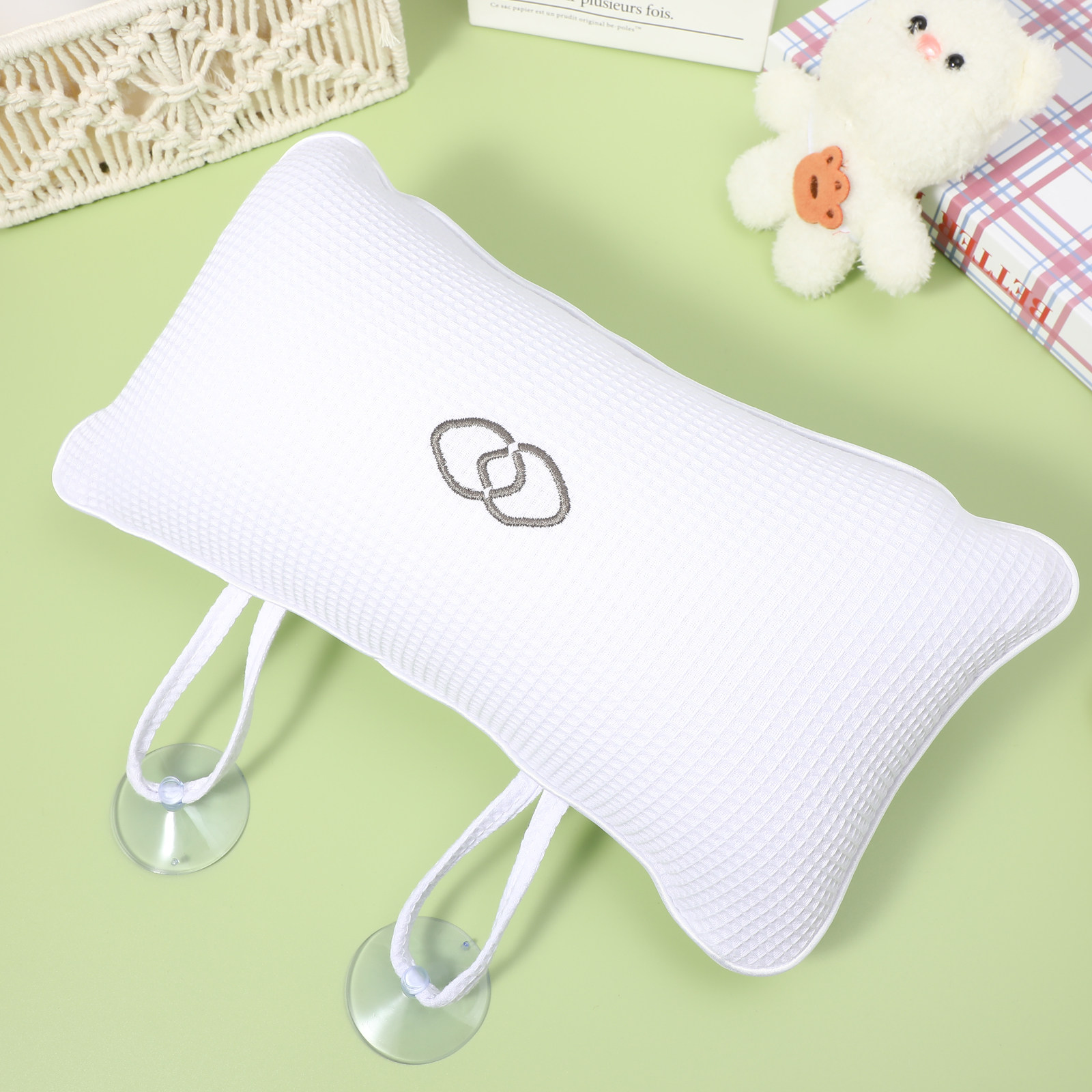Bathroom Bath Pillow White Bui - Bathtub Pillow Inflatable ulasan dan harga
