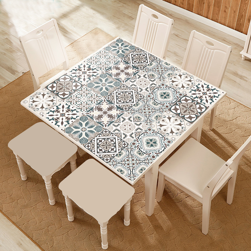 10pcs/set Grey Tile Pattern Ti - Home Bathroom Floor Tiles ulasan dan harga