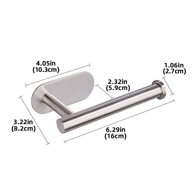 1pc Stainless Steel Paper Towe - Home Bathroom Paper Towels ulasan dan harga