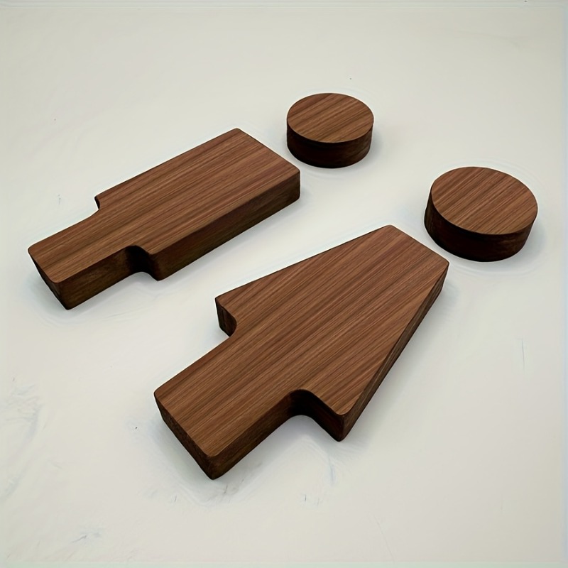 2PCS Wooden Bathroom Sign for  - Home Bathroom Door Signs ulasan dan harga