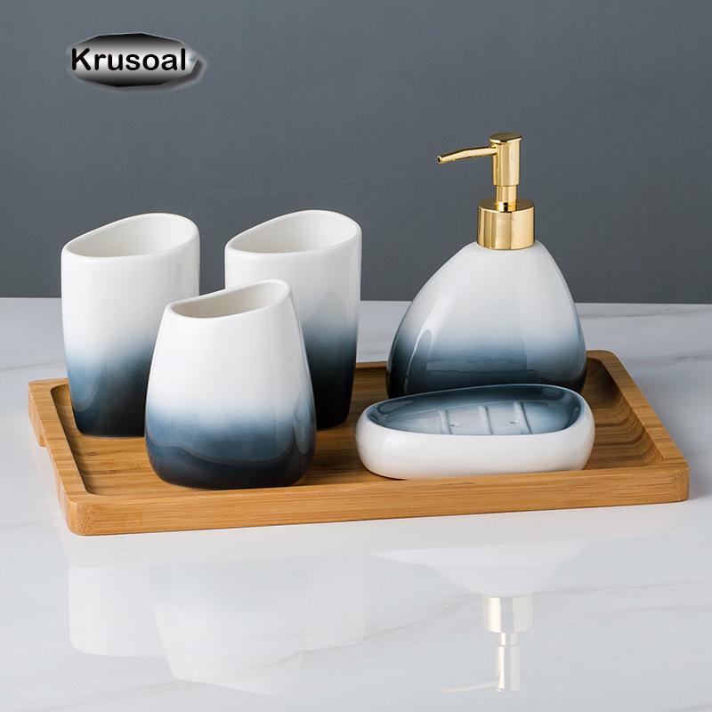 Ceramic Bathroom Accessories S - Zara Home Bathroom Set ulasan dan harga