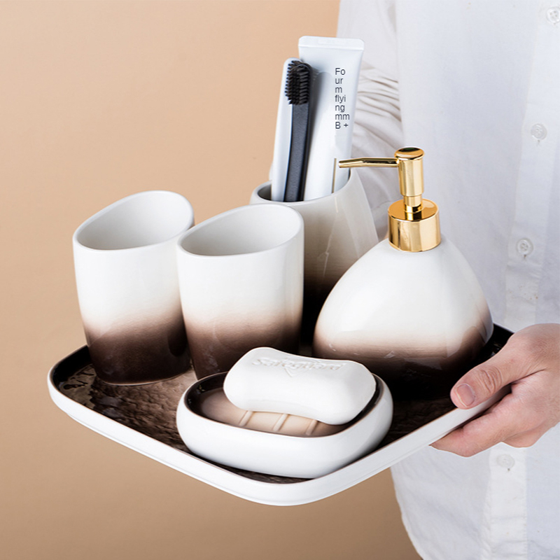 Ceramic Bathroom Accessories S - Zara Home Bathroom Set ulasan dan harga