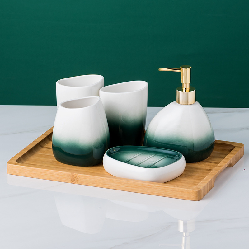 Ceramic Bathroom Accessories S - Zara Home Bathroom Set ulasan dan harga