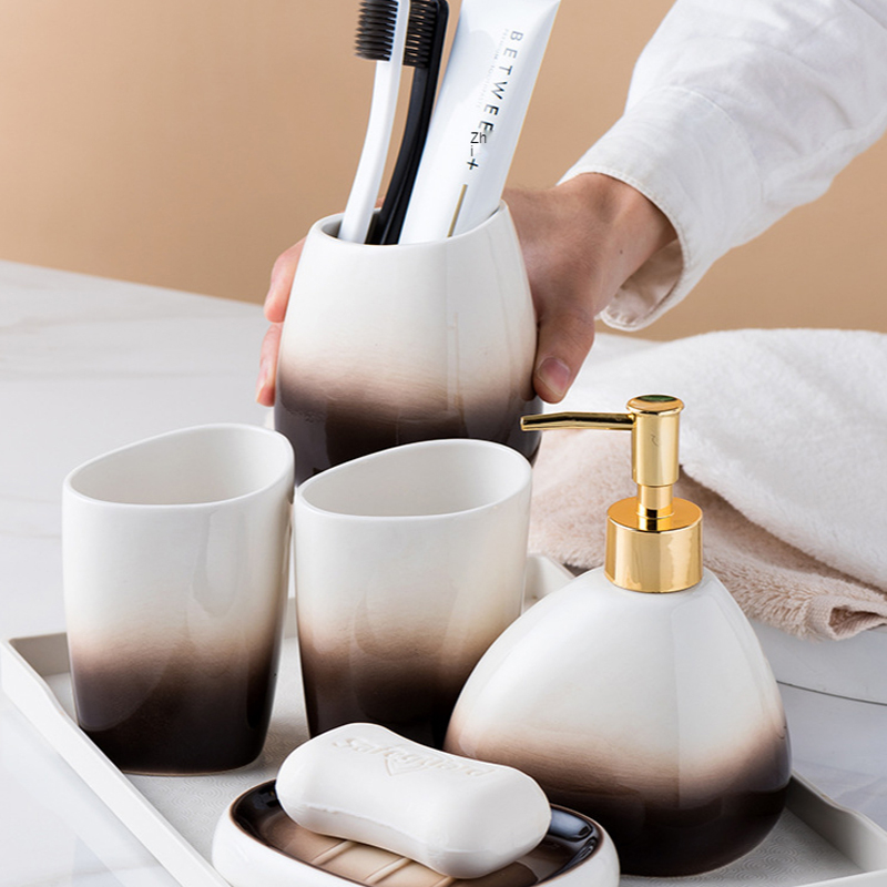 Ceramic Bathroom Accessories S - Zara Home Bathroom Set ulasan dan harga
