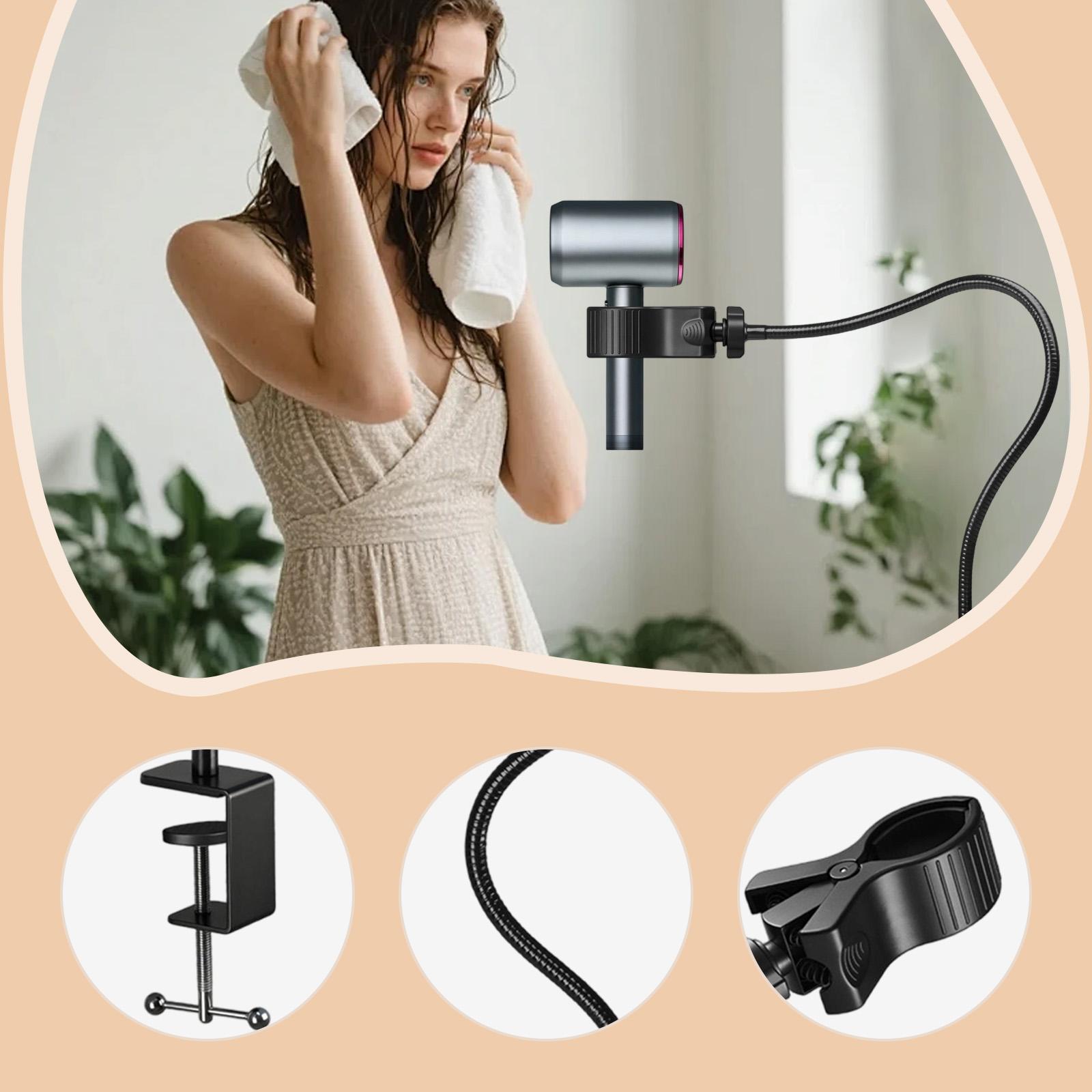 Stand Blow Dryer Holder Rotata - Home Bathroom Hand Dryer ulasan dan harga