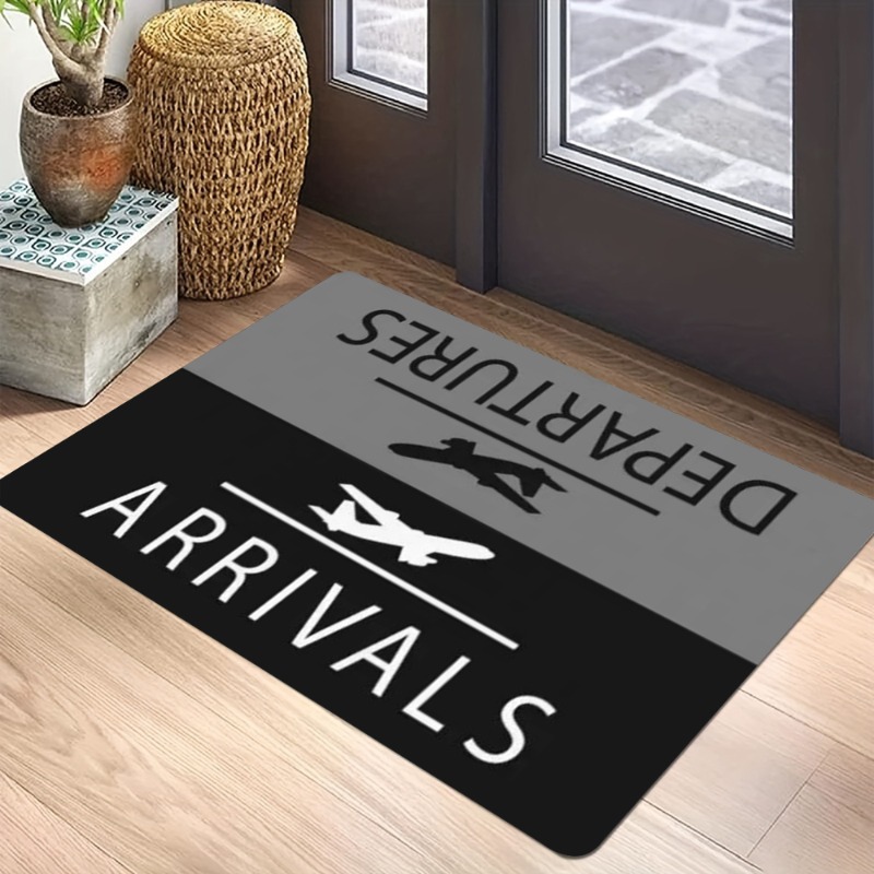 Aviation Theme Carpet Mat - Ai - Home Bathroom Door Signs ulasan dan harga