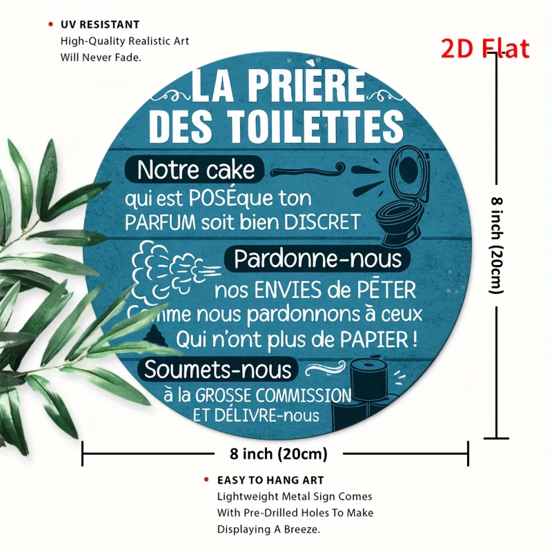 La Prière Des Toilettes Funny  - Home Bathroom Reno ulasan dan harga