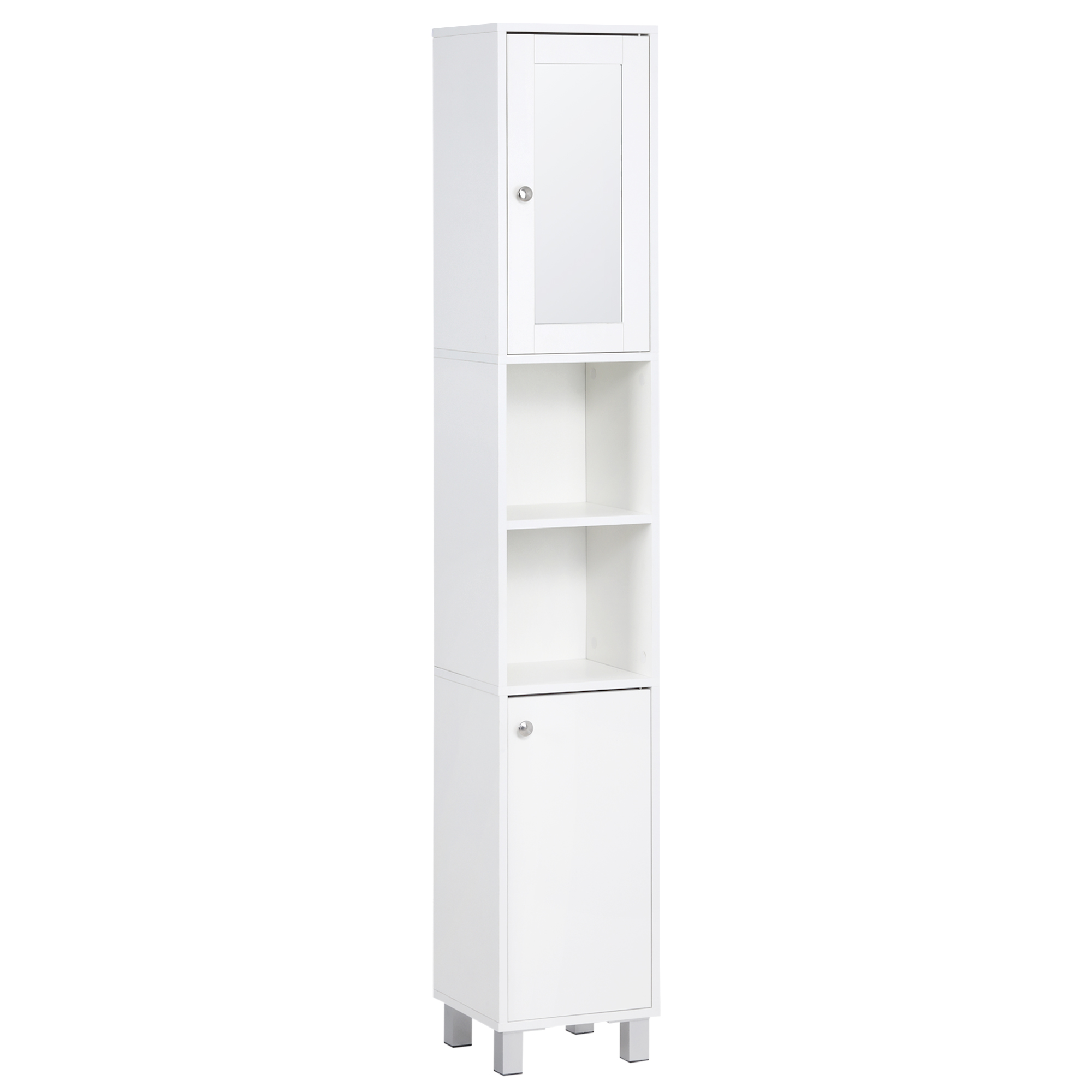 Kleankin Tall Bathroom Storage - Home Theater Bathroom ulasan dan harga
