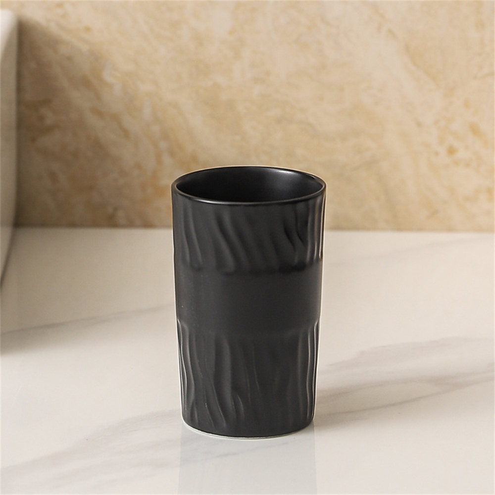 4 Pcs Black Ceramic Creative B - Zara Home Bathroom Set ulasan dan harga