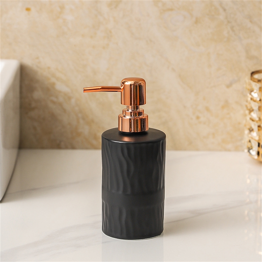 4 Pcs Black Ceramic Creative B - Zara Home Bathroom Set ulasan dan harga