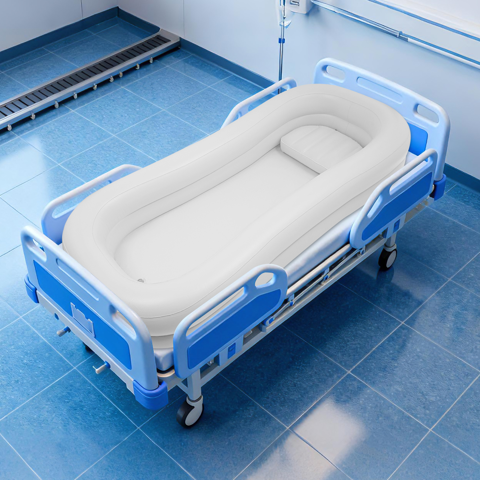 Rectangle PVC Inflatable Batht - Bathtub Pillow Inflatable ulasan dan harga