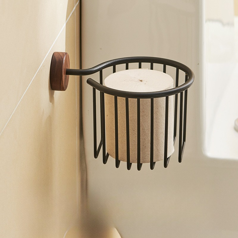 Solid Wood Tissue Holder Witho - Home Bathroom Paper Towels ulasan dan harga