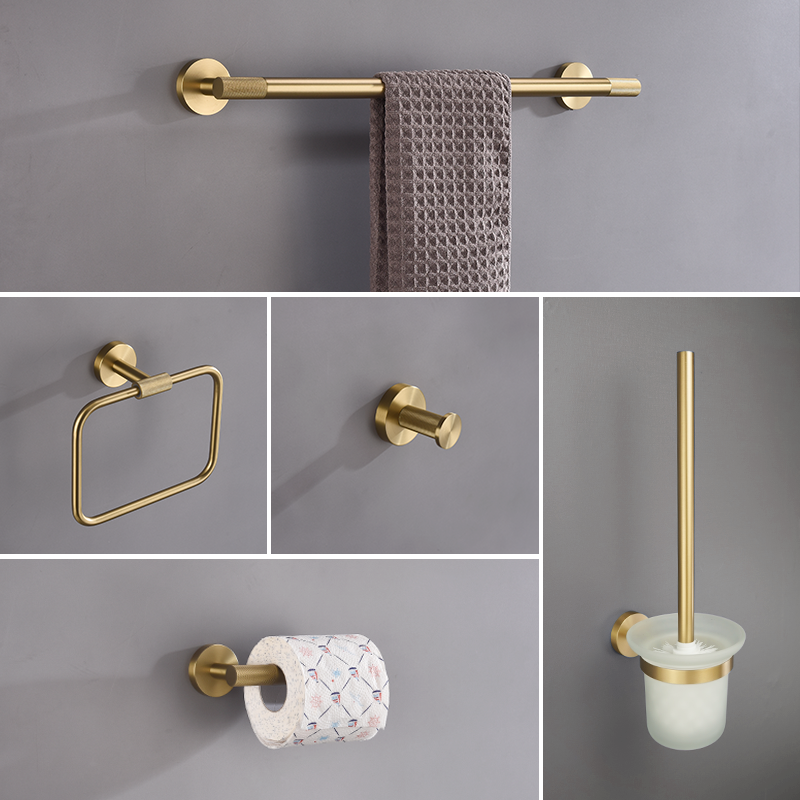 Brushed gold Toilet Tissue Rol - Zara Home Bathroom Set ulasan dan harga