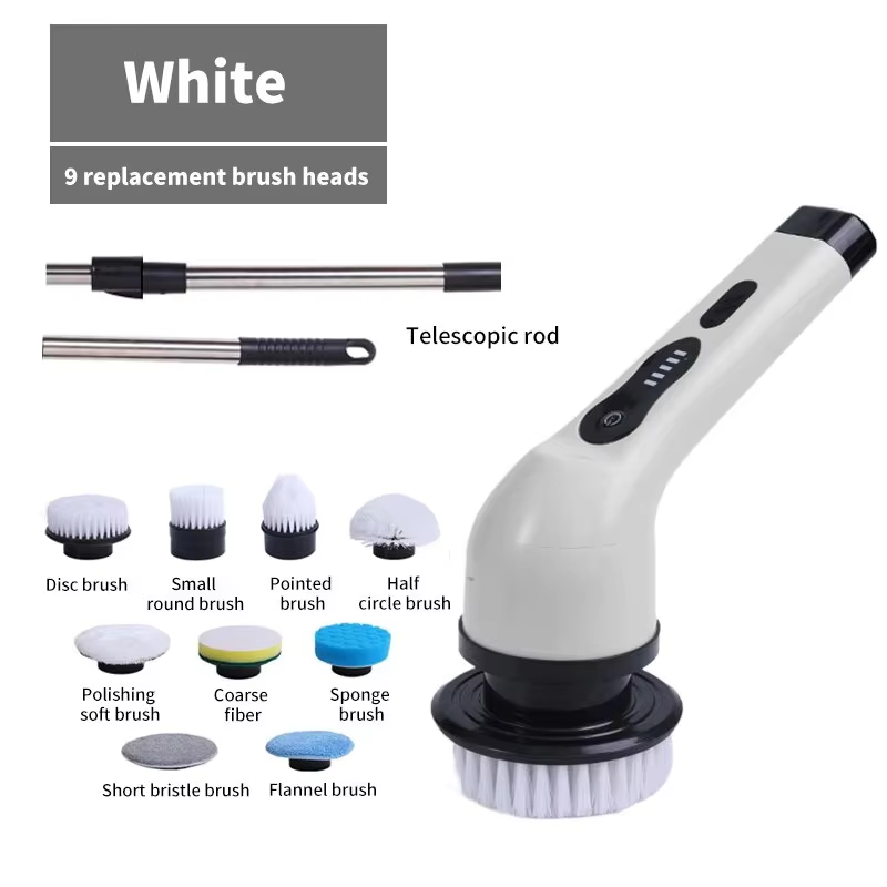 9-in-1 Electric Cleaning Brush - Home Bathroom Cleaning Machine ulasan dan harga