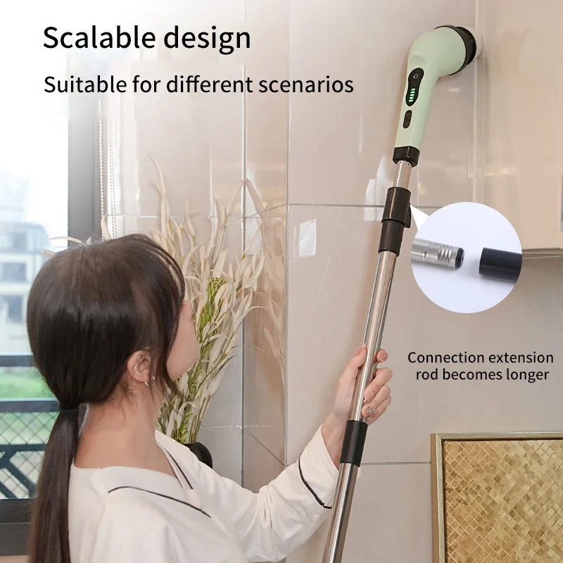9-in-1 Electric Cleaning Brush - Home Bathroom Cleaning Machine ulasan dan harga