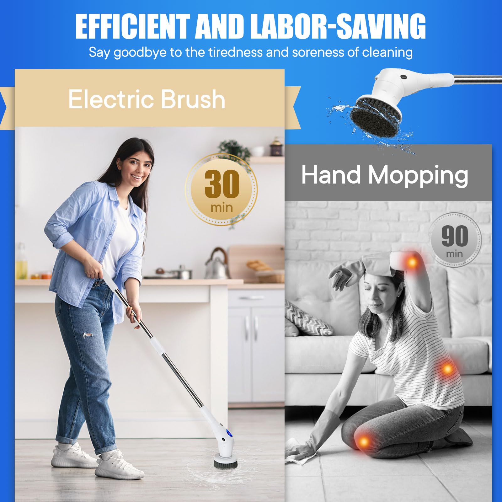 Electric Spin Scrubber Cleanin - Home Bathroom Cleaning Machine ulasan dan harga