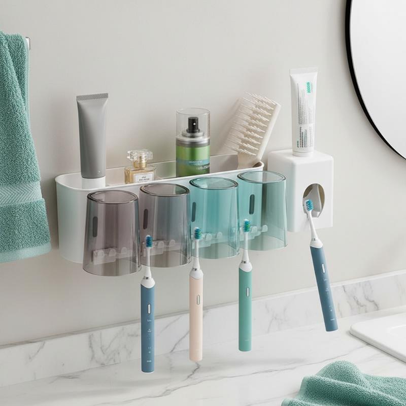 Multifunctional Toothbrush Hol - Toothbrush Holder Set ulasan dan harga