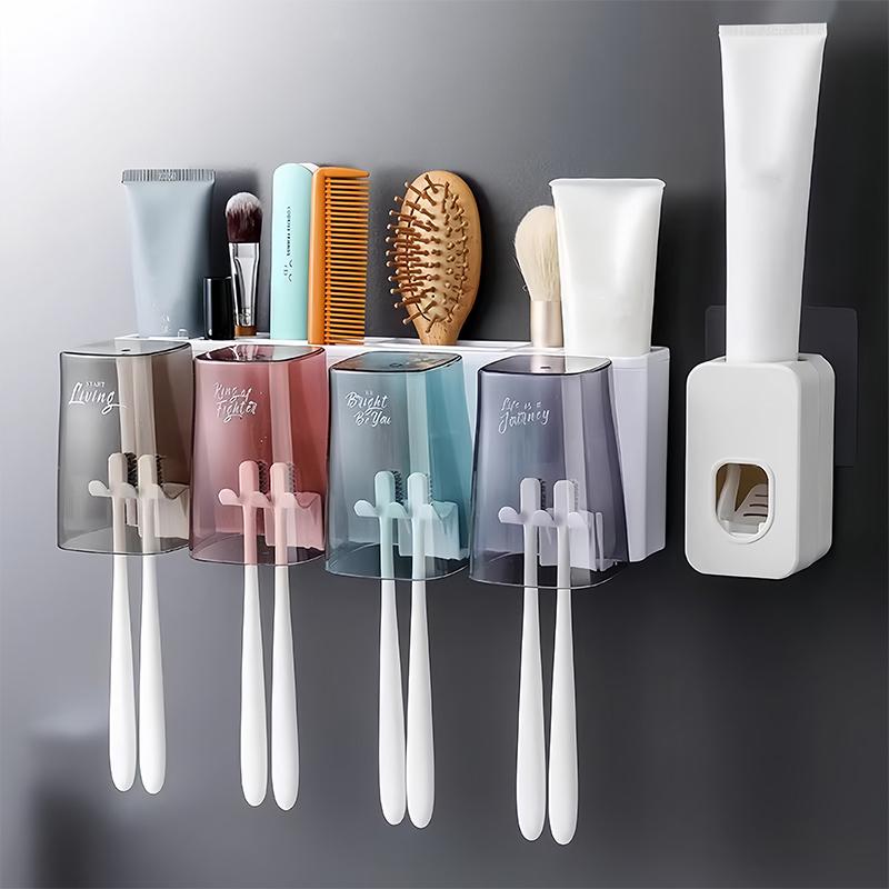 Multifunctional Toothbrush Hol - Toothbrush Holder Set ulasan dan harga