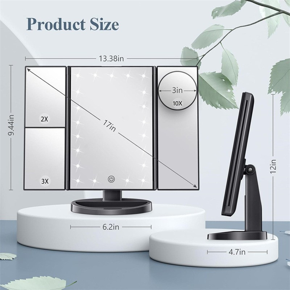 Bathroom Folding Makeup Mirror - Home Theater Bathroom ulasan dan harga