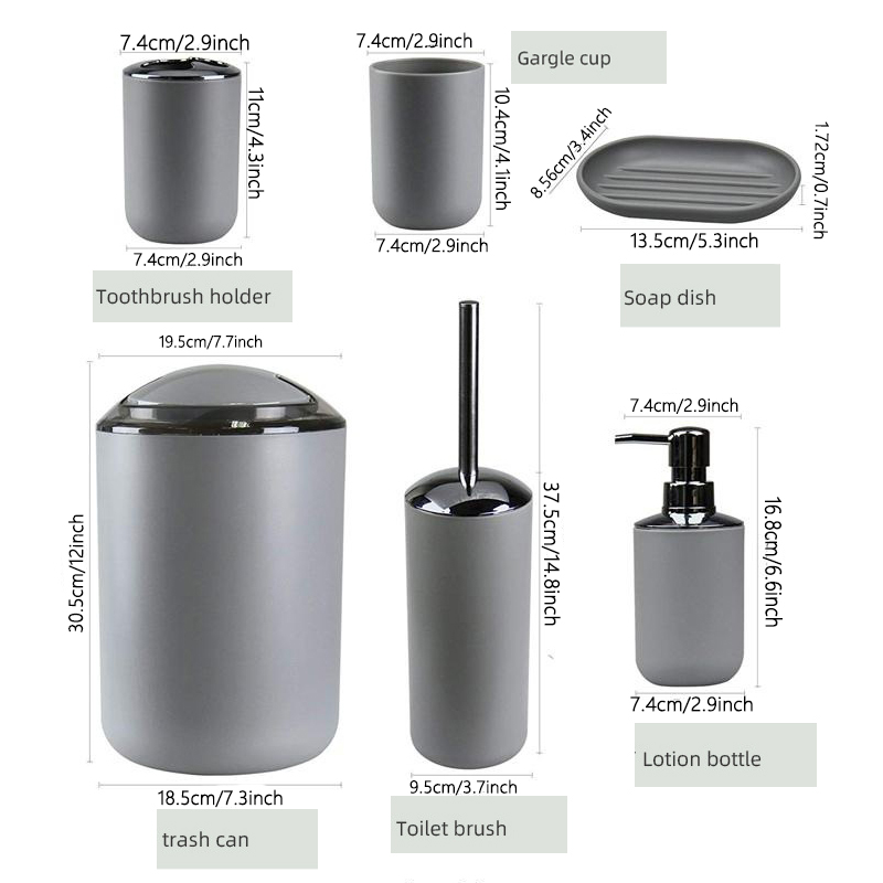 Light luxury Bathroom Accessor - Zara Home Bathroom Set ulasan dan harga