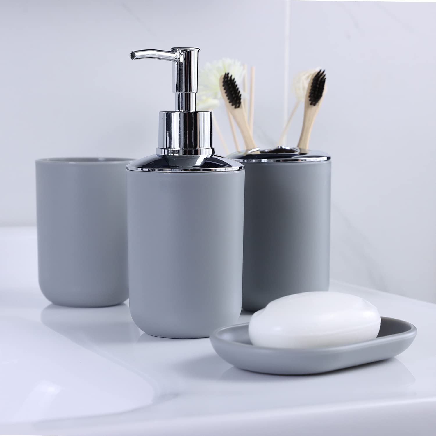 Light luxury Bathroom Accessor - Zara Home Bathroom Set ulasan dan harga