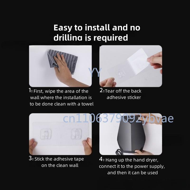 Intelligent Automatic Inductio - Home Bathroom Hand Dryer ulasan dan harga