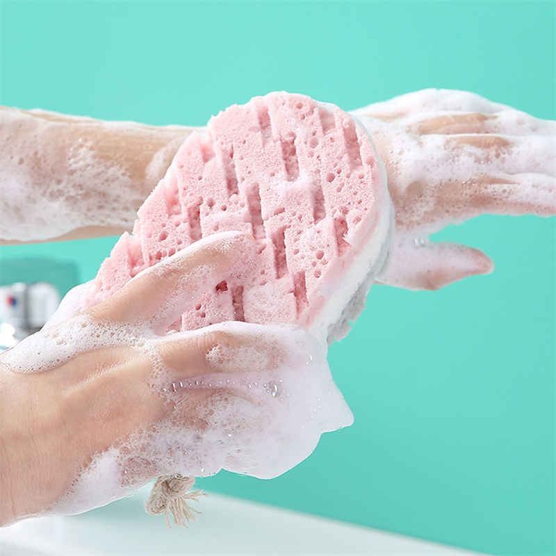 1PC Sponge Bath Ball Shower Ru - Home Bathroom Cleaning Machine ulasan dan harga