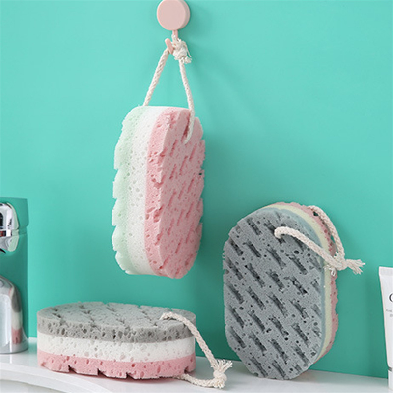 1PC Sponge Bath Ball Shower Ru - Home Bathroom Cleaning Machine ulasan dan harga