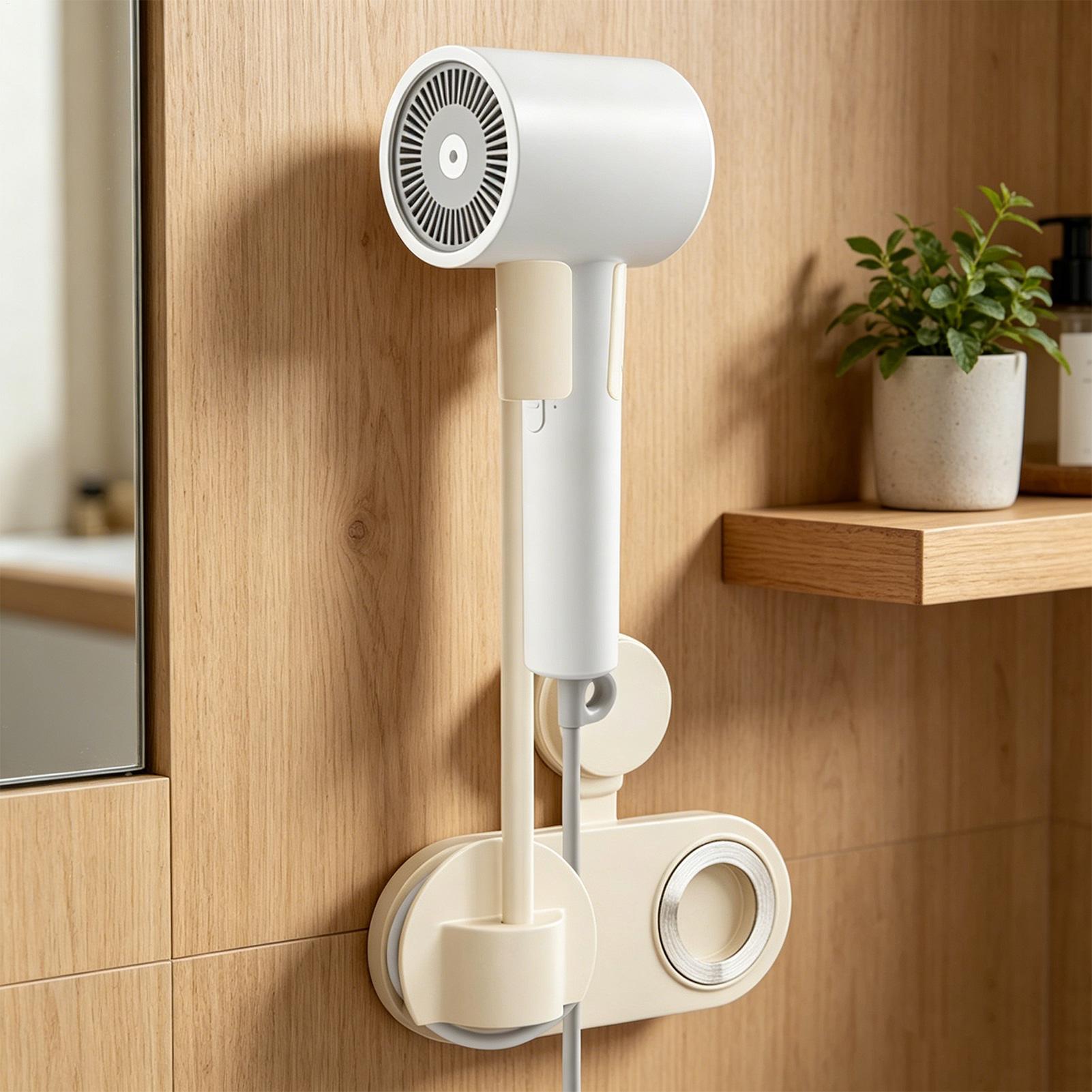 Hair Dryer Wall Holder Suction - Home Bathroom Hand Dryer ulasan dan harga