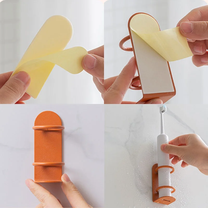 Adhesive Wall Mounted Electric - Toothbrush Holder Set ulasan dan harga