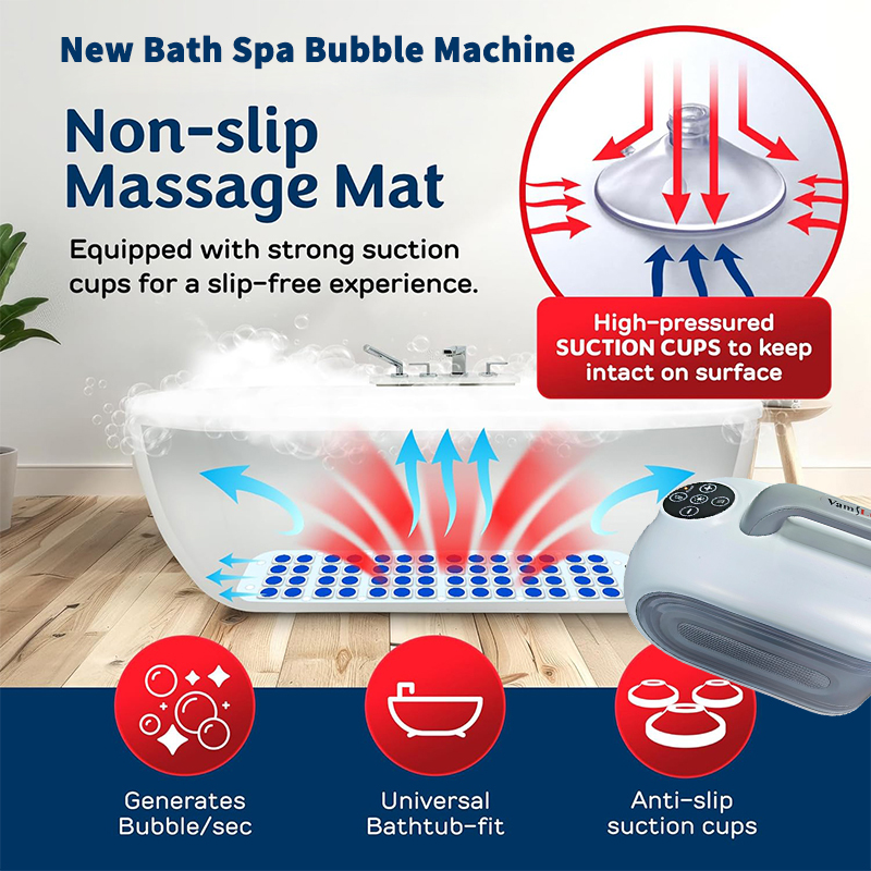 Bathtub Massage Mat Bubble Bat - Bathtub Pillow Inflatable ulasan dan harga