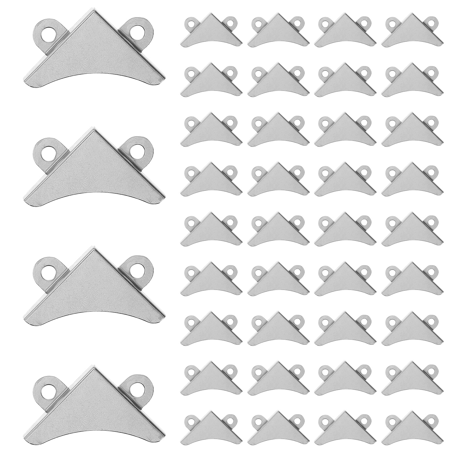 50Pcs Metal L Shape Corner Bra - Home Theater Bathroom ulasan dan harga