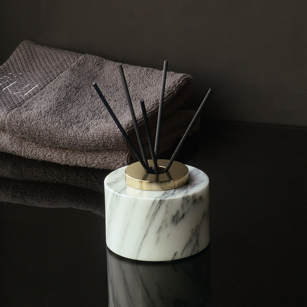 White Arabescato Natural Marbl - Zara Home Bathroom Set ulasan dan harga