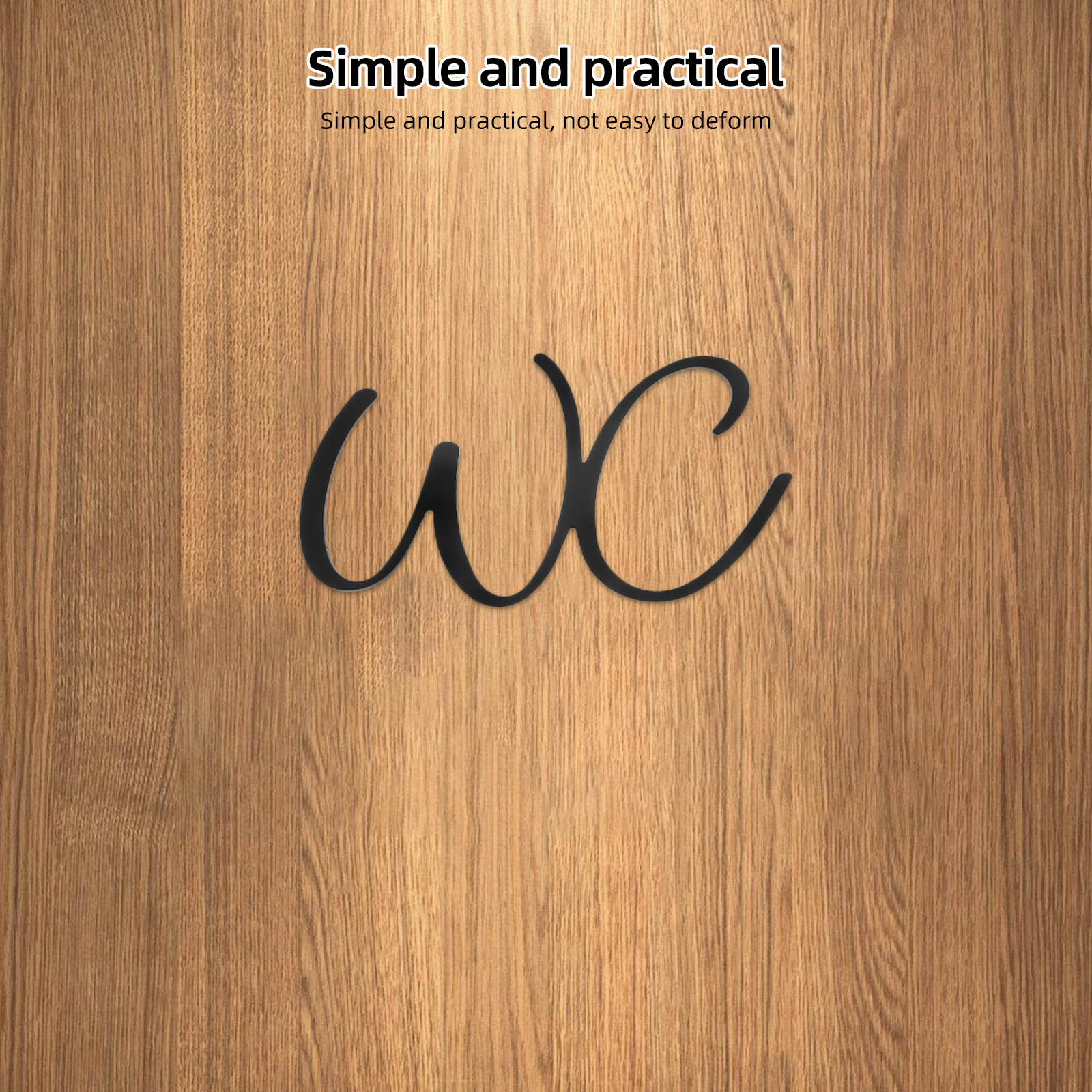 Bathroom Sign Toilet Door Iron - Home Bathroom Door Signs ulasan dan harga